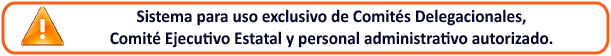 Sistema de inscripción a los juegos regionales del 50 aniversario.